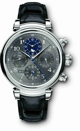 IWC Da Vinci Perpetual 3921 Stainless Steel / Slate IW3921-03 (IW392103, 392103, 3921-03)